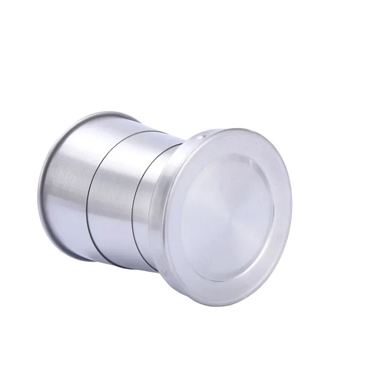75/150/250ML Stainless Steel Folding Cup Camping Cookware Retractable Cup Teacups Teaware Camp Utensils Tableware Folded Cup - Image 6