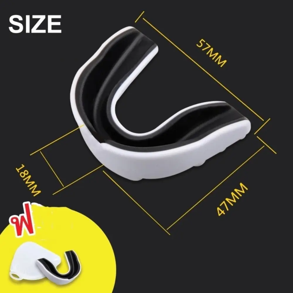 سلامة الرياضة إيفا حماية الأسنان 10 ألوان المهنية الملاكمة اللثة درع الفم الحرس للجنسين