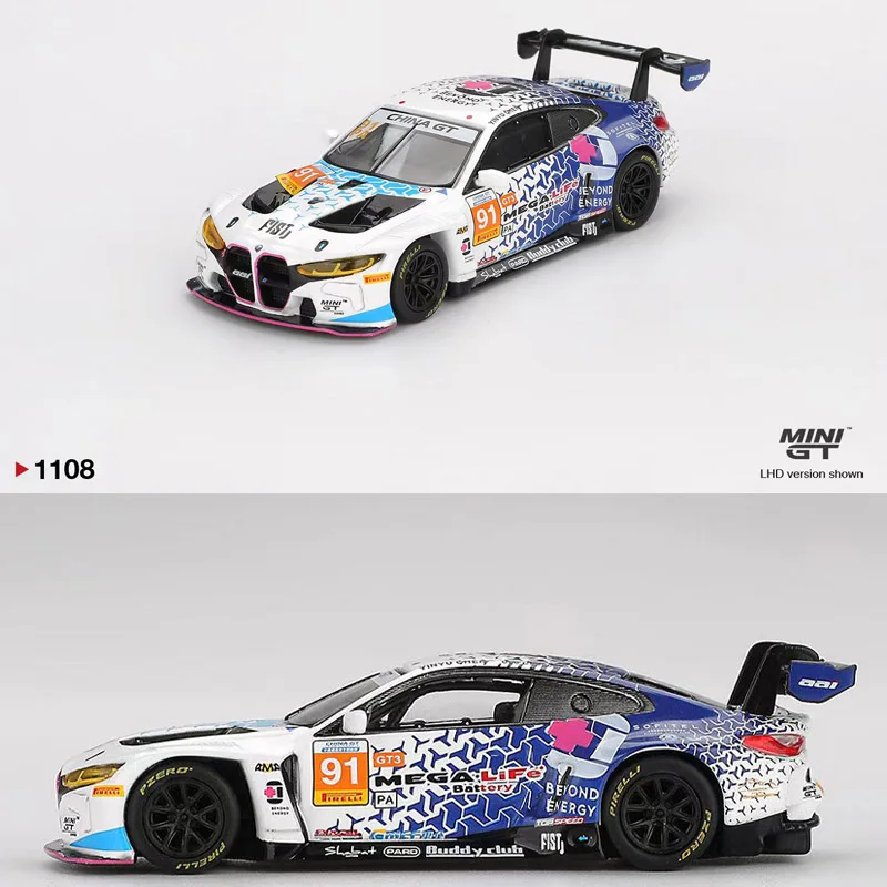 

MINIGT1:64 BMW M4GT3 #1108FIST Team AAI 2025 China GTMINI GT Dongguan Flagship Store Edition Alloy Car ModelGift Collection Toys