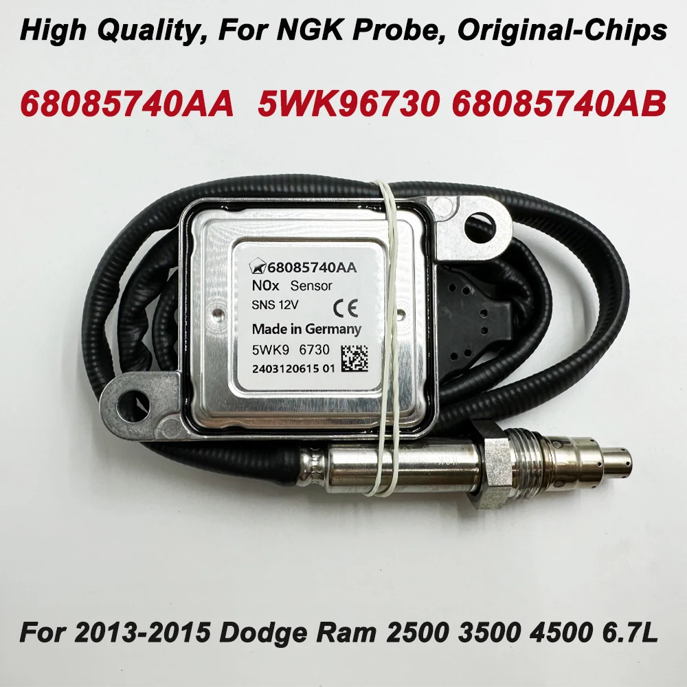 

68085740AA 5WK96730 68085740AB High Quality for NGK Probe NOX Nitrogen Oxide Sensor For 2013-2015 Dodge Ram 2500 3500 4500 6.7L