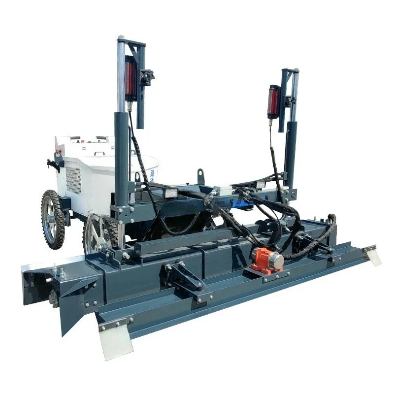 Leveling machine four-wheel car, concrete cement pavement, automatic leveling machine c