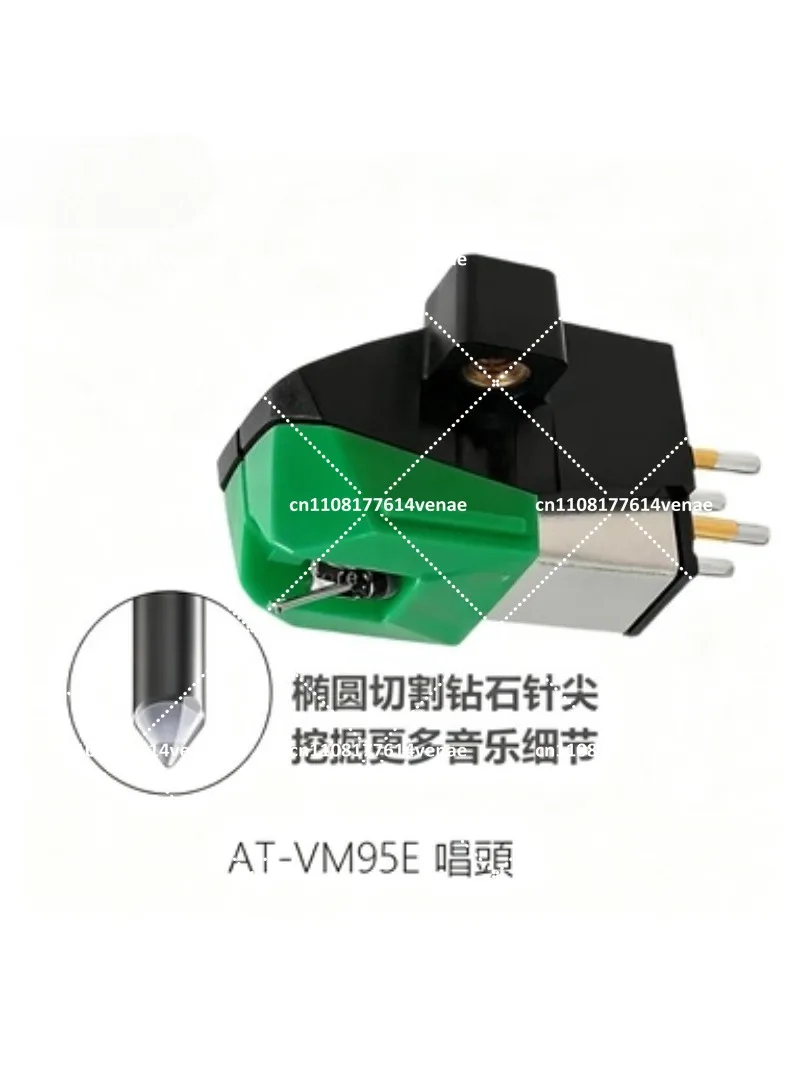 AT-VM95E MM Dynamic Magnetic Oval Diamond Needle Point Vinyl Stylus for Turntable Replacement