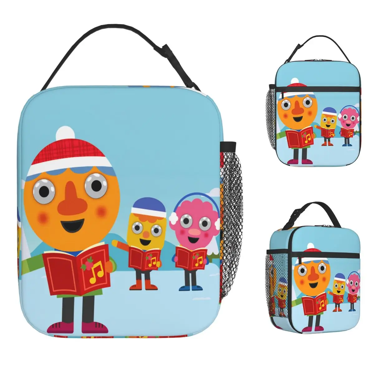 Noodle & Pals Micro Lunch Bag Super Simple Leisure Lunch Box For Women Convenient Cooler Bag Oxford Print Thermal Lunch Bags