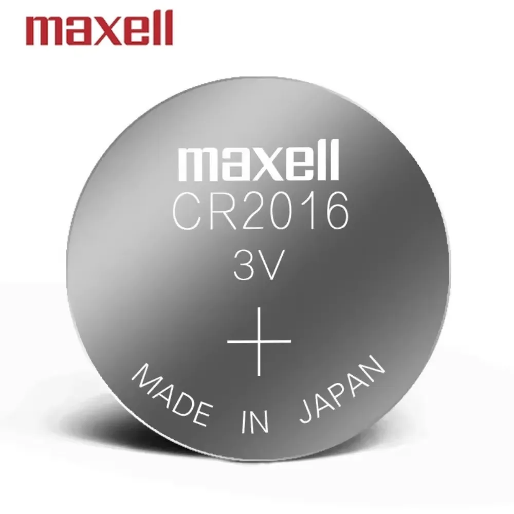 10PCS Original-MAXELL CR2016 Lithium Button Battery DL2016 BR2016 LM2016 3V Coin Cell Watch Batteries for Toys Clock Remote