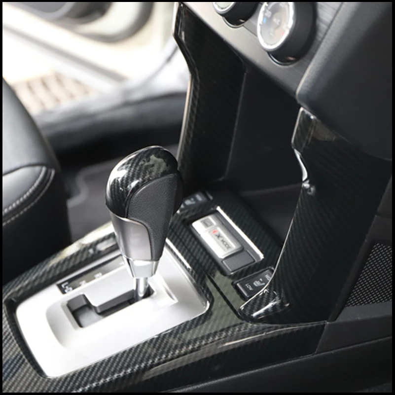 

Car Styling Decorate For Subaru Forester 2013-2017 Interior Gear Shift Panel Cover Sticker Trim Moldings Auto Accessories