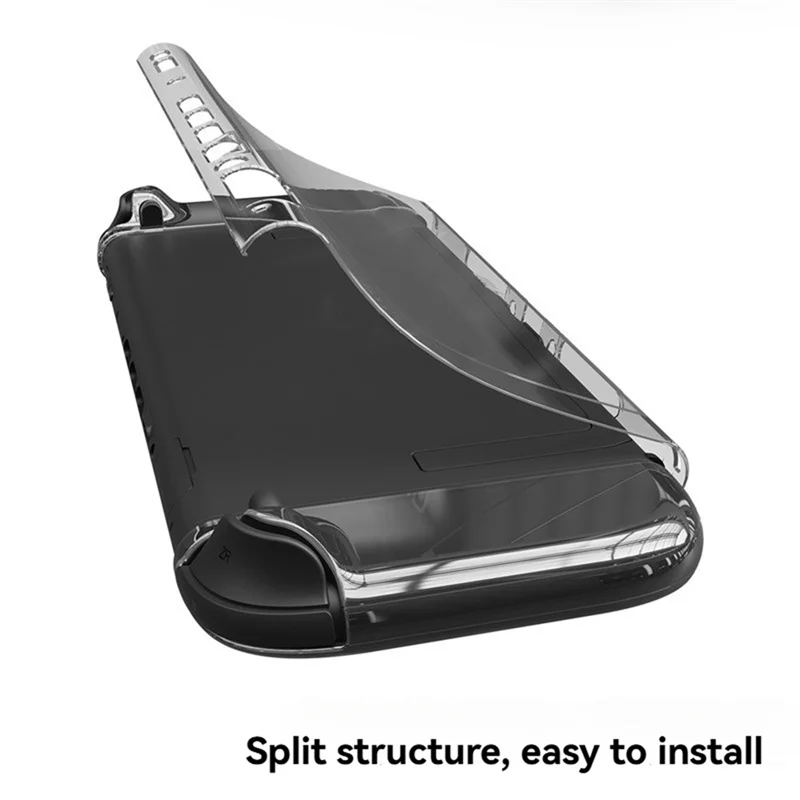 【التصغير الأخير!】لـ Switch 2 حافظة واقية + طقم غطاء زر D-Pad + غطاء عصا التحكم سبليت حافظة واقية لنينتندو سويتش 2