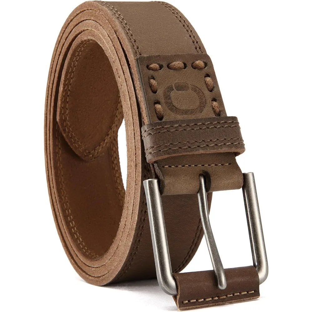 Full Grain Leather Belt for Men, Work Belts for Men Heavy Duty, Daily Wear for Jeans Pants