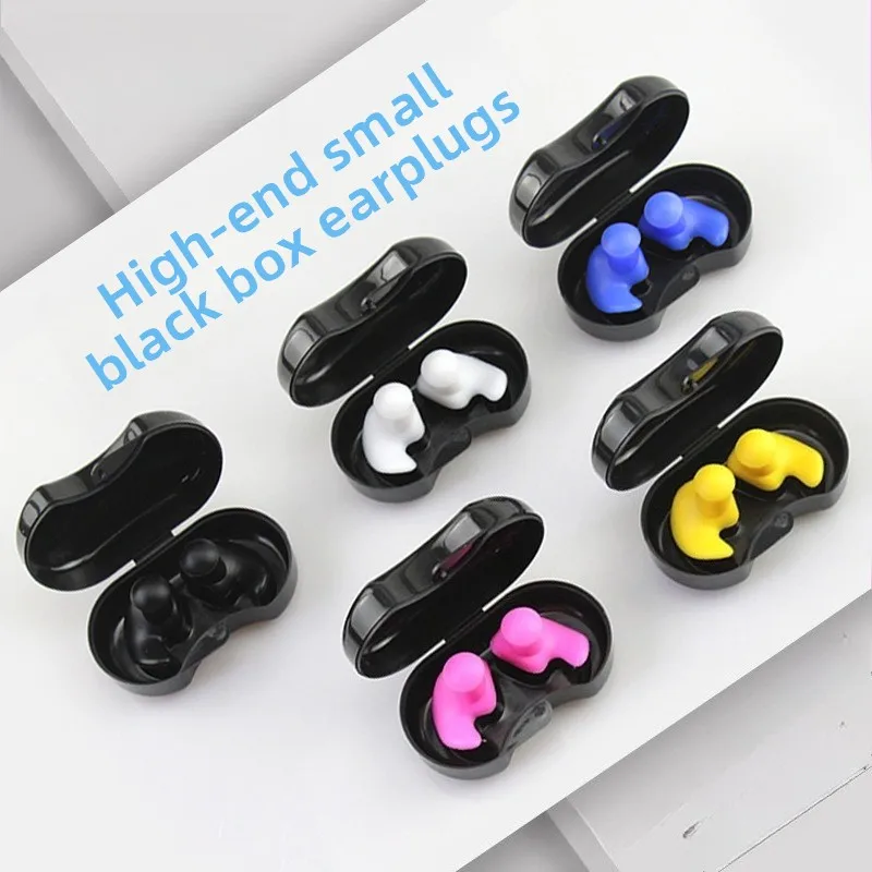

Swimming Nose Clip Ear Plug Set W/ Box Environmental Soft Silicone NoseClip & EarPlugs for Kids Adults Beginner Swimming Diving