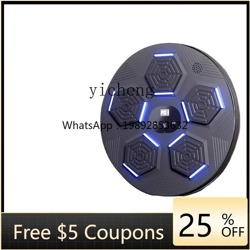 

ZZ Intelligent Music Boxing Machine Sanda Training Reaction Trainer Wall Target Children Adult Home Use Fight Electronic