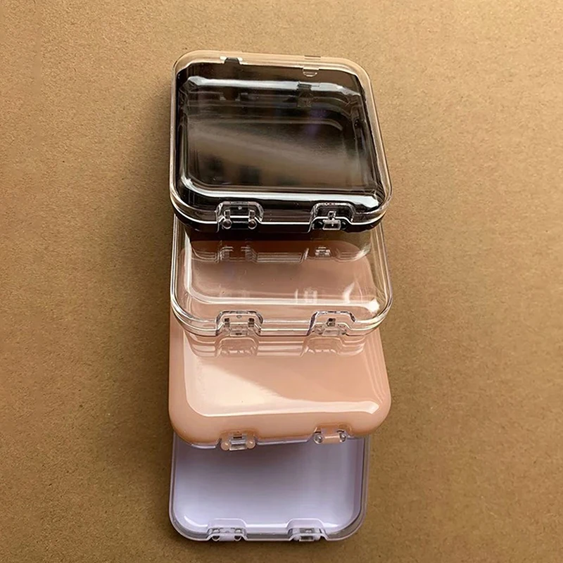 Transparent Plastic Packaging Box Nail Enhancement Storage Jewelry Necklace Display Gift Box