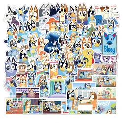 50sheets/Bag Bluey Bingo Family And Friends Anime Cartoon Creative Sticker Computer Luggage Notebook Children Toys Stickers