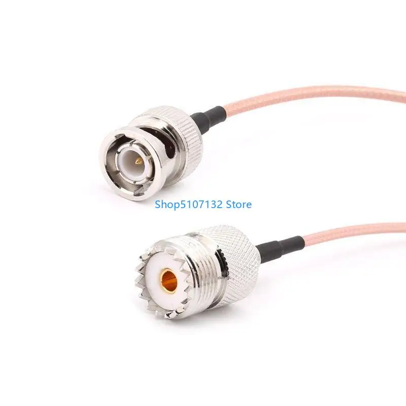 87HD UHF SO239 Female To BNC Male RG316 Pigtail Cable 15cm Radio Coaxial Antenna Cabl