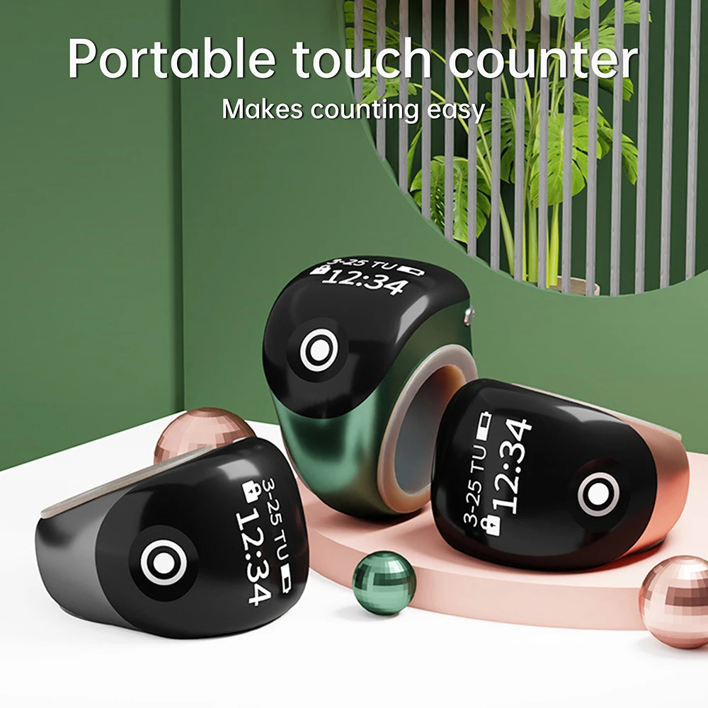 S8pro Smart Ring Bluetooth Electronic Counter Interchangeable Ring Setting Smart APP Counter Unlimited Times Counter