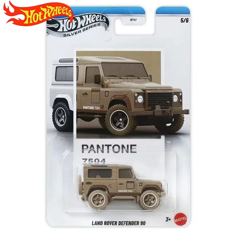 

Hot Wheels Silver Series Pantone Sets JKY47 Land Rover Defender 90 Kombi Mustang 1/64 Alloy Die-cast Car Model Collection Toy