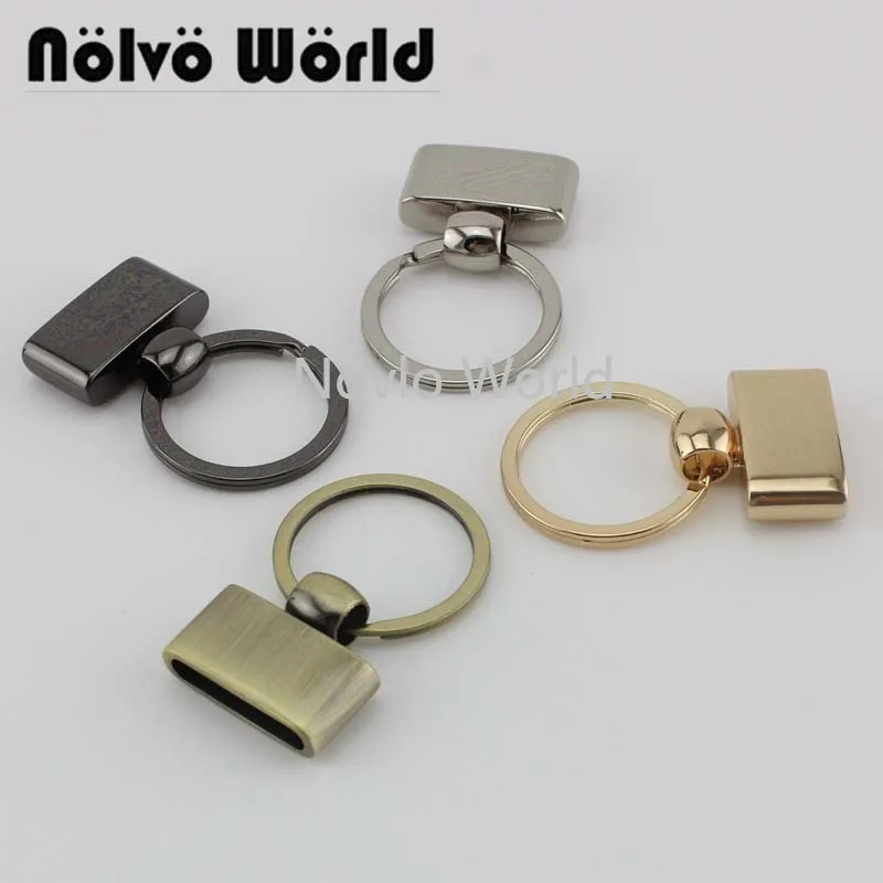 

10pcs 45X27mm T-shape Key Fob Keychain Shoulder Buckle for Car Keychain Handbag Wallet Purse Shoulder Bags DIY Accessories