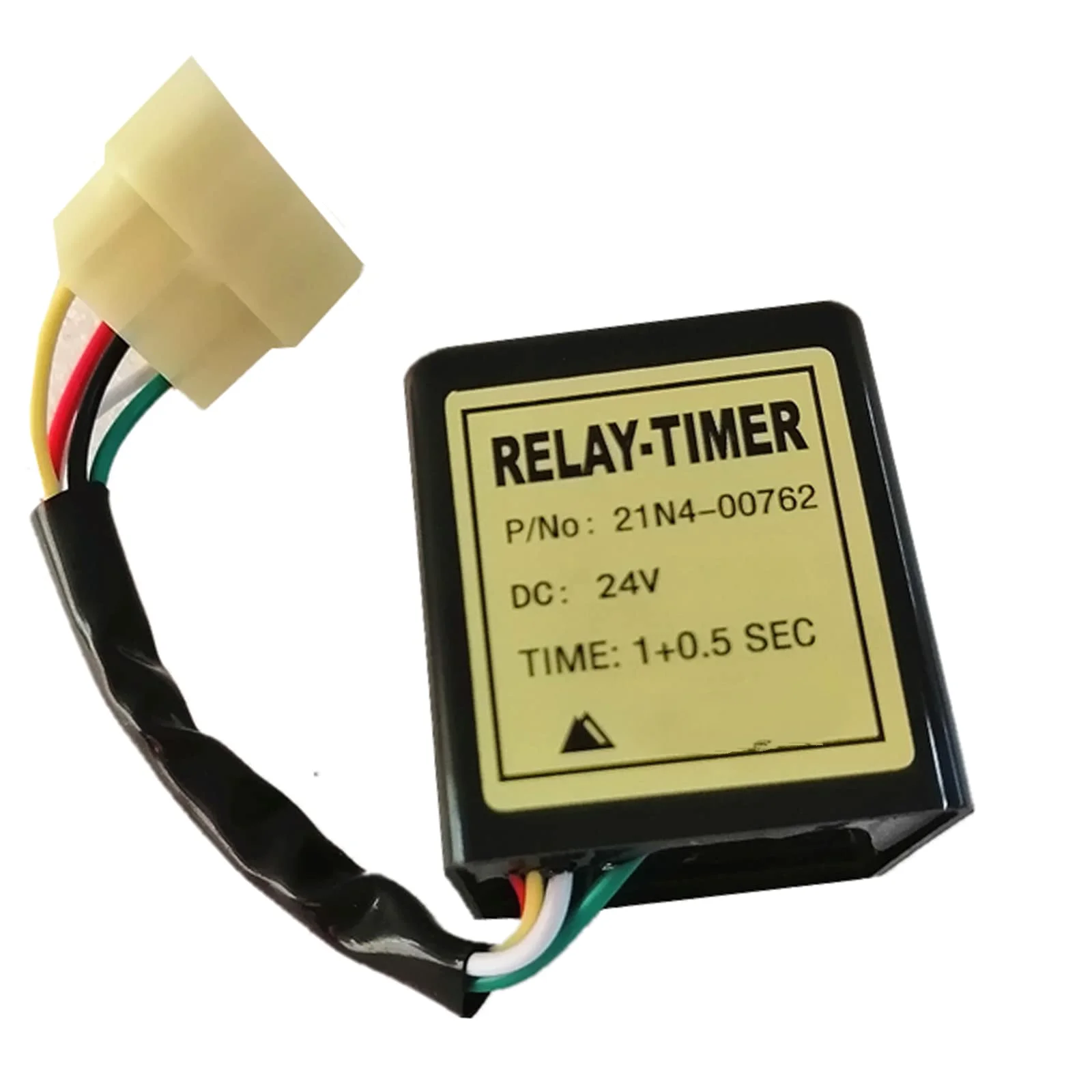 MSparts 21N4-00762 21N400762 Timer Relay 24V Compatible with Hyundai R80-7 R210-7 R220-7 R220-9 Excavator