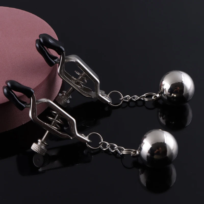 Strength Nipple Clamps Nipple Weights Bondage Gear Metal Clips For Nipples Adult Games Sex Toys For Women Female masturbation 18