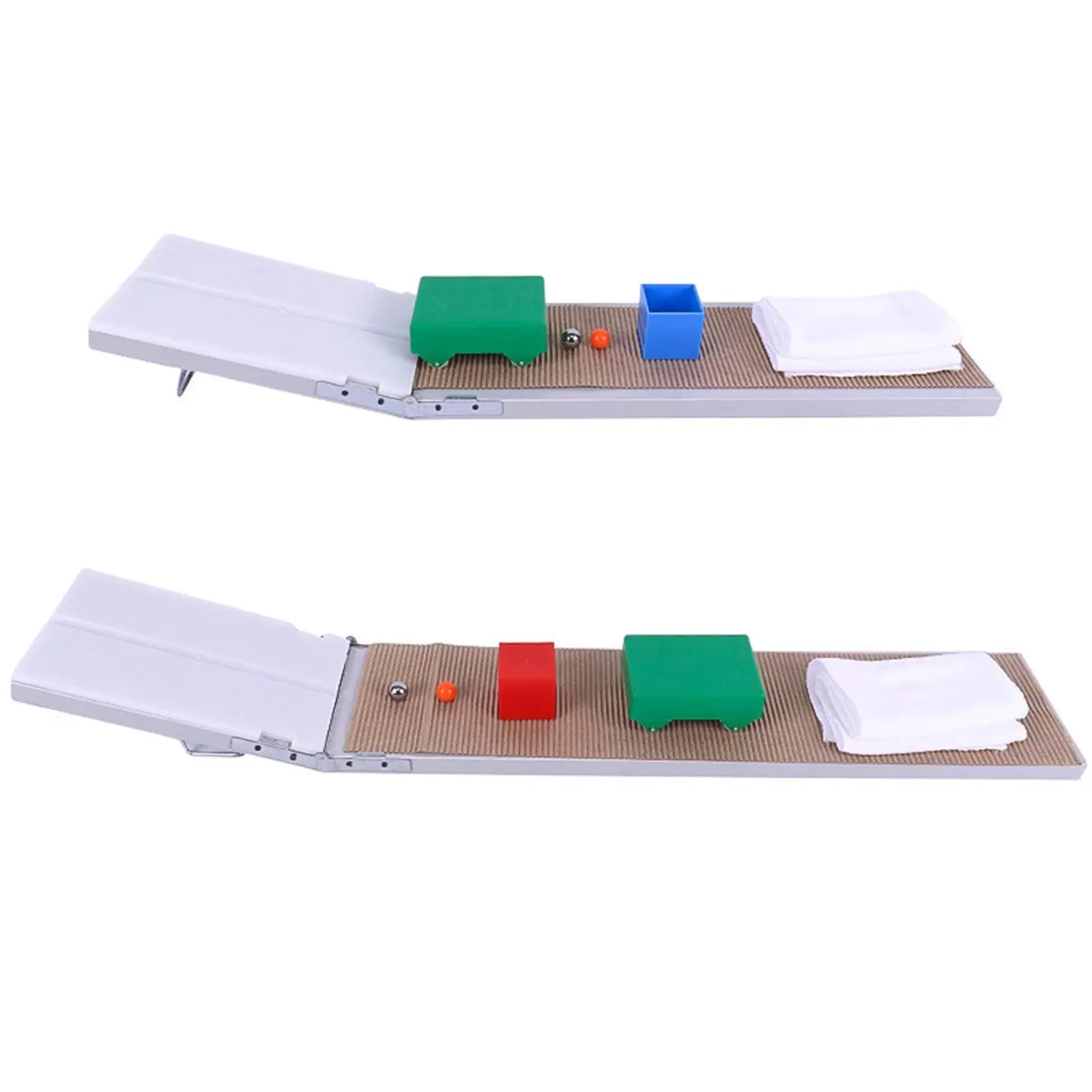 Conjunto de experimentos de física de movimento e força newtoniana para projetos de aprendizagem DIY em casa