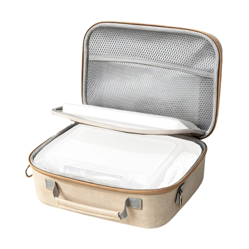 Hard Shell Photo Printer Case with Shaped Interior, Storage Case for 1S Small Printer, Accessory Pocket and Wide Opening K1KF
