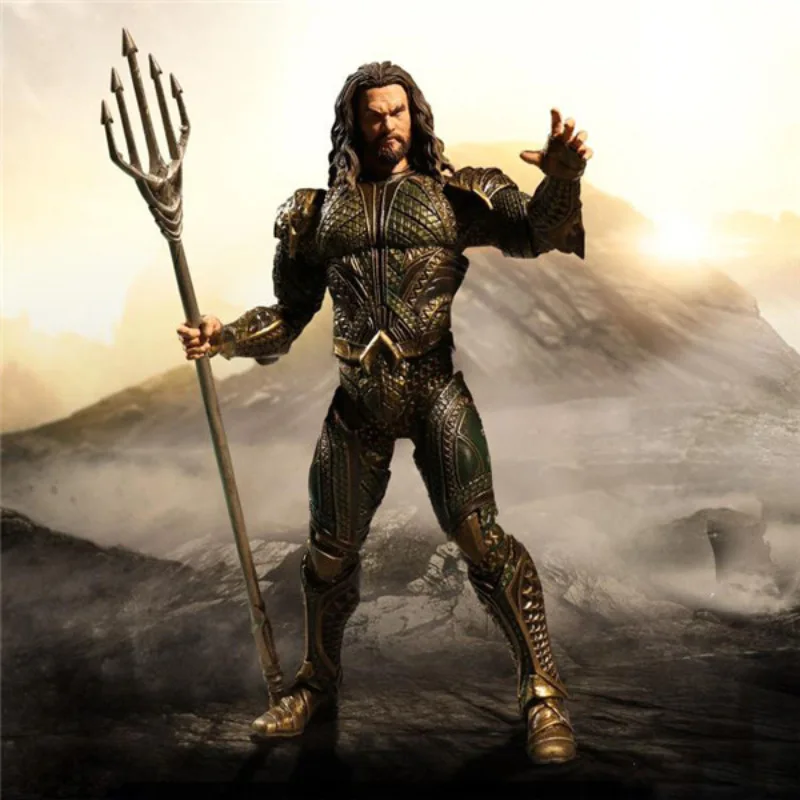 16CM Aquaman Joint Movable Anime Action Figure Model Collection Cartoon Figurine Toys For Friend gifts