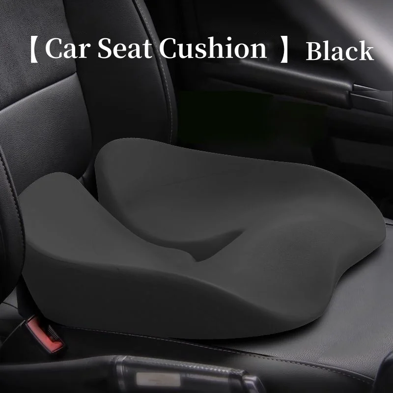 

Car Seat Cushion Non-Slip Orthopedic Memory Foam Coccyx Cushion Relief Comfort Office Chair Tailbone Sciatica Back Pain