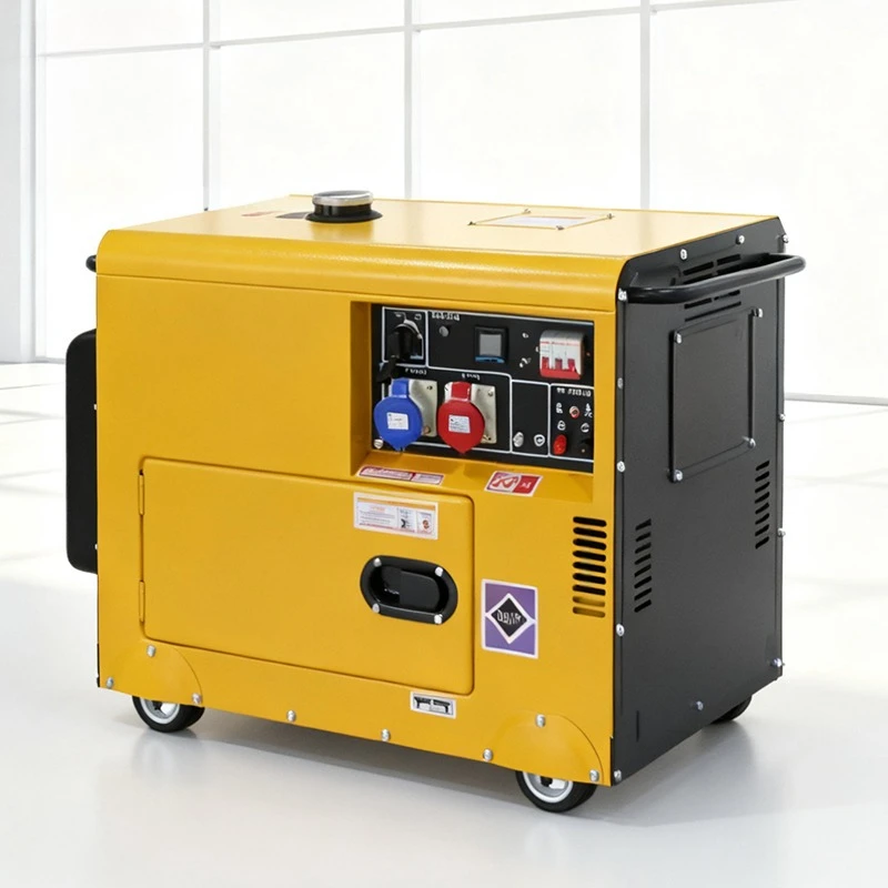 3KW silent diesel generator with ATS, three-phase 60Hz 110V 220V, US stock, reliable power supply, suitable for commercial use