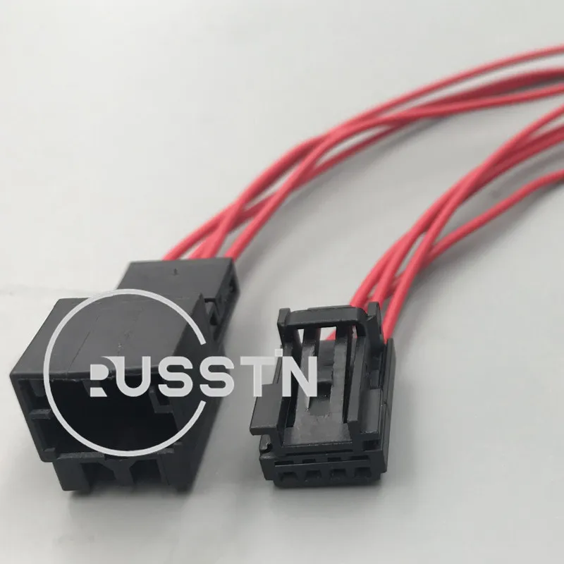 1 Set 4 Pin Door Lifter Switch Plug Auto Wiring Harness Connector AC Assembly For VW Audi 8K0973754 8K09729948 K0973754