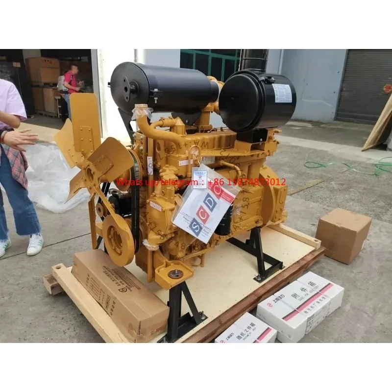 Chinese brands 6 Cylinders 3306 Engine 162kw(220hp) Dong feng Shanghai SC11CB220G2B1 di esel Engine  for Loader