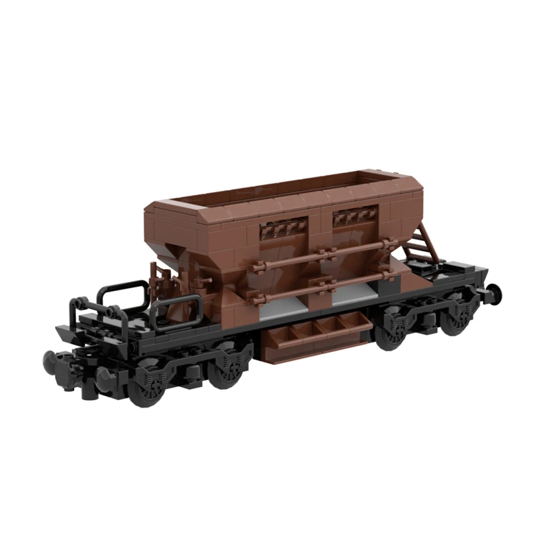 MOC DB German Railway Freight Transportation Dumper Wagon Building Blocks Kit  Wagon Carriage Train Brick Model DIY Toy Gift