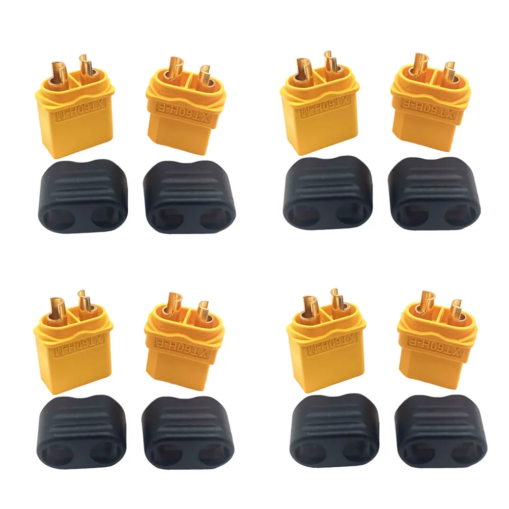 5/10PCS XT60 XT60H Bullet Connectors Male Female Power Plugs Power RC LV Lipo Battery Motor 3D Printer XT60H-M XT60H-F