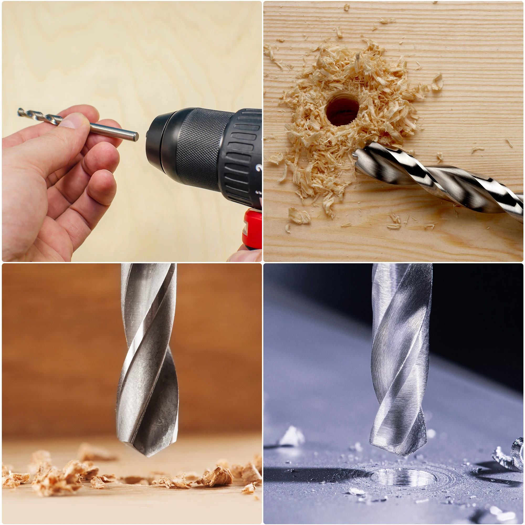 1pcs 14mm-32mm Reduced Shank Drill Bit HSS High Speed Steel 4241 with 1/2" Straight Shank Drill Bit for Aluminum Iron Brass Wood