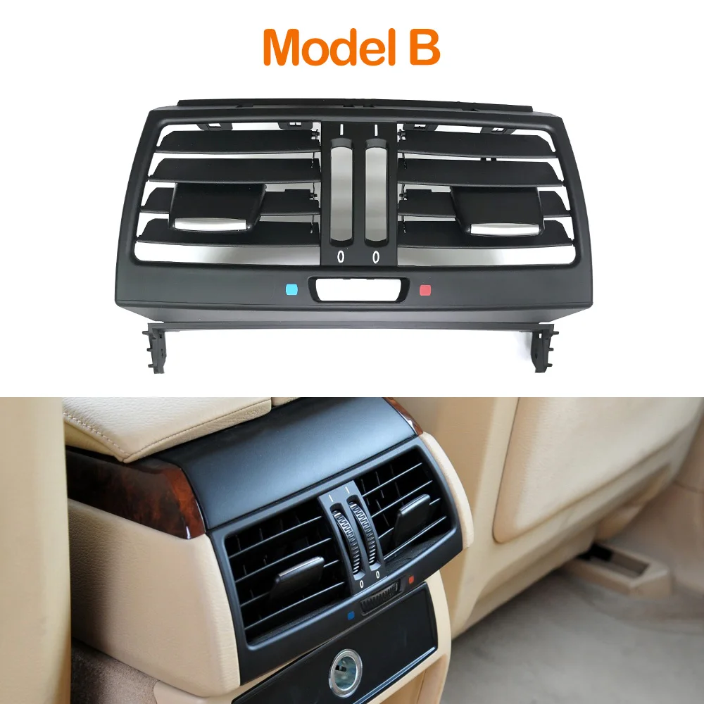 Verbesserte hintere Konsolen-Luftzirkulation, AC-Entlüftungsgitter-Panel-Abdeckung für BMW X5 X6 E70 E71 E72 2007–2013 64226958748 – Detail 9