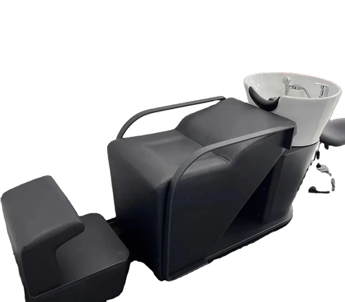 Yicheng Beauty Best Price Barbershop Chair Black Hair Salon Men Hair Washing Barber Chair for Salon Shop From Top Supplier