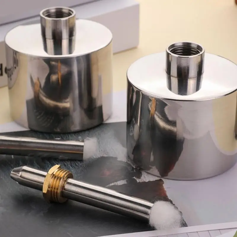 62KA アルコールランプバーナー歯科ラボランプステンレス鋼アルコールバーナー芯付き、芯レザークラフト作業加熱ツール