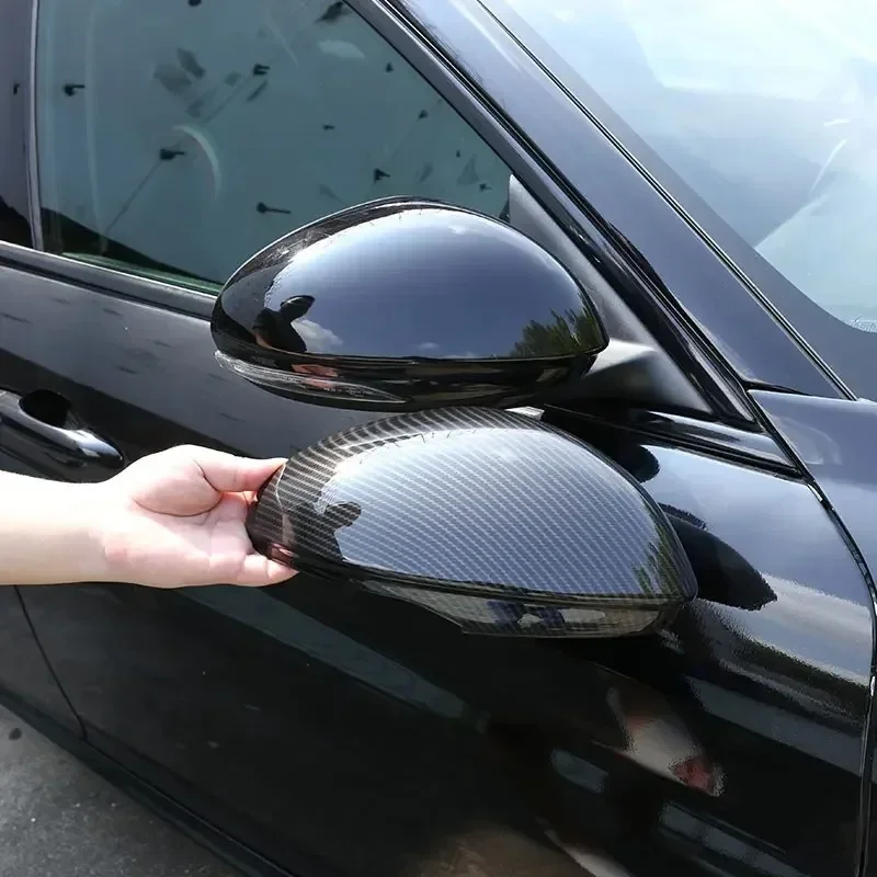 

For Alfa Romeo Giulia 17-22 ABS Carbon Fiber Car Rearview Mirror Cover Rearview mirror cover Trim sticker Car Accessories