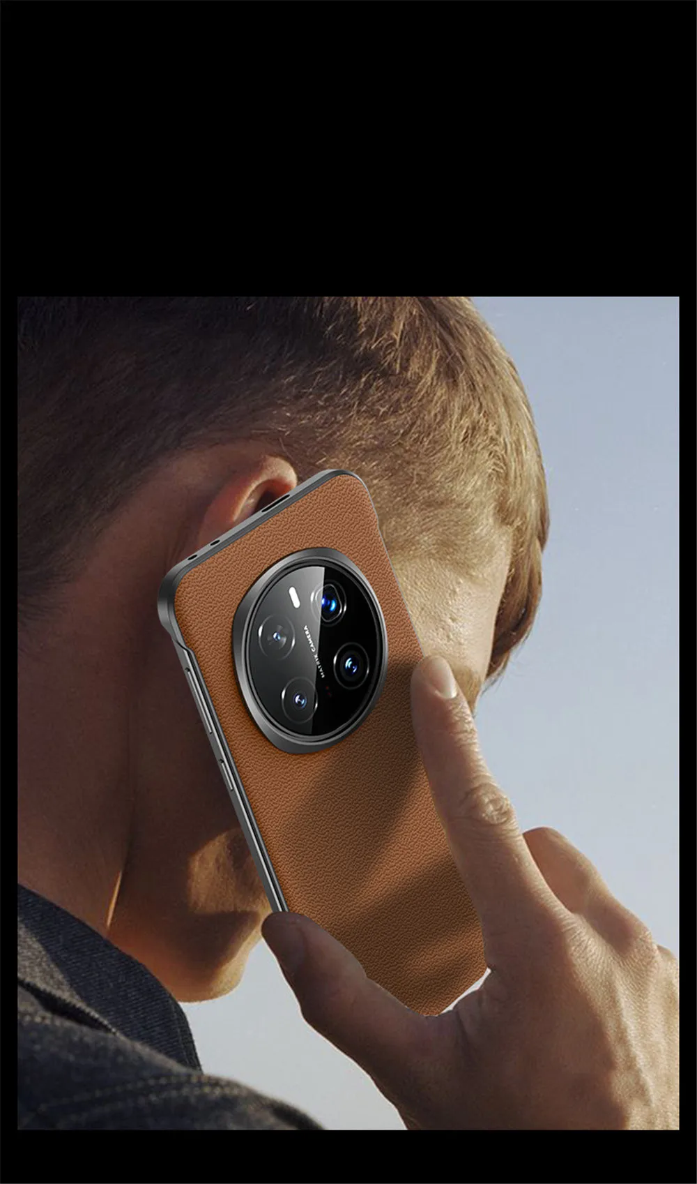 

Natural Cowhide Leather Slim Case for Honor Magic7 Pro Magic7 Matte Armor Cover