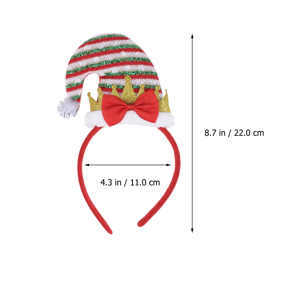 

3 Pcs Christmas Headband Fun Surprise Gift Headbands Headwear Headgear Headdress Hair Hoop