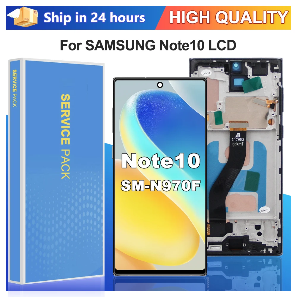TFT para Samsung Note 10 pantalla LCD reemplazo del digitalizador de pantalla táctil para Note 10 SM-N970F SM-N9700 reemplazo de la pantalla