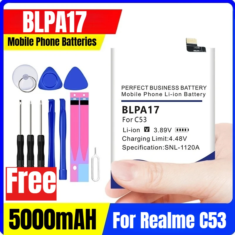 

BLPA17 5000mAH Mobile Phone Batteries for Realme C53