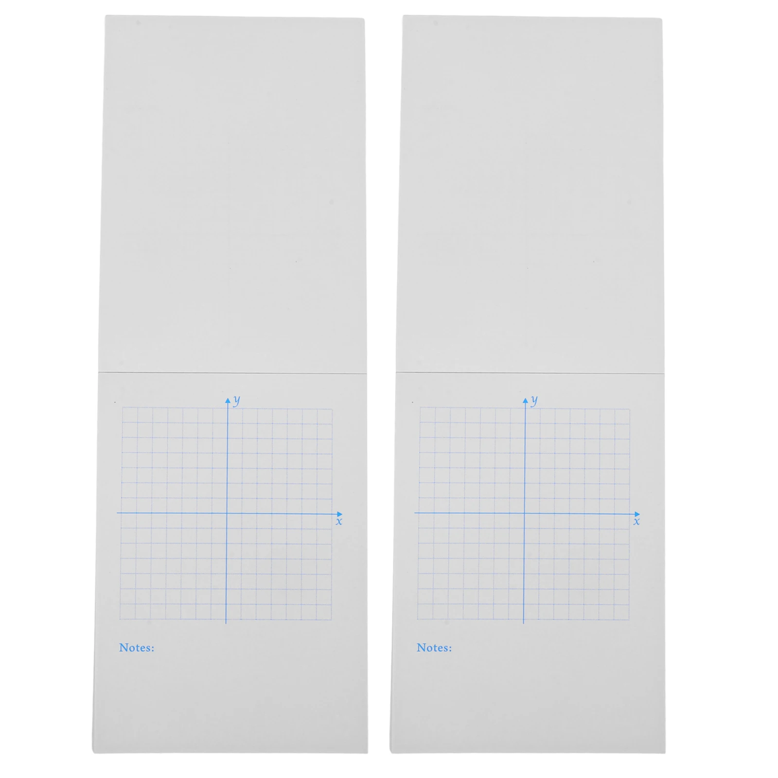 

2 Books Multi-Use Xy Graph Paper Math Drawing Sheets Coordinate Grid Notepad For Math Practice Lightweight Portable Writing
