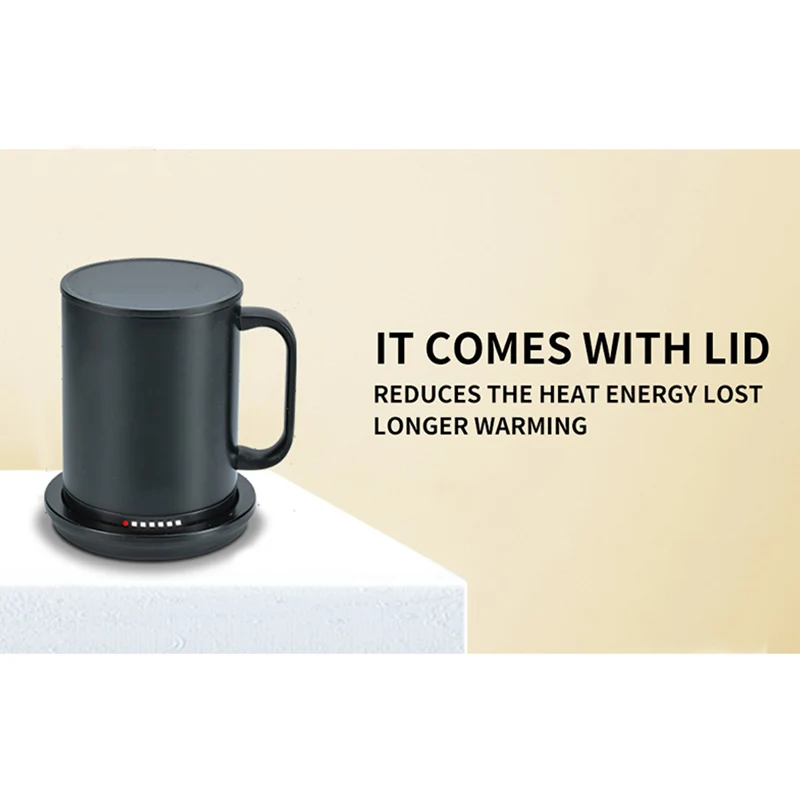 Waterproof e-commerce dropping  Self Heating Mug Vacuum  Modern Smart Mug with Bluetooth Stainless Steel SS 304