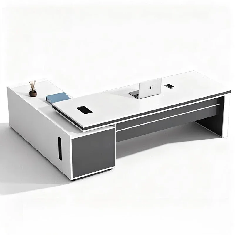 مكتب دراسة طاولة ورشة عمل مكاتب الأثاث مكاتب الكمبيوتر طاولات القهوة طاولة مكتب الكمبيوتر كرسي مكتب D'angle Mesa Computador #5