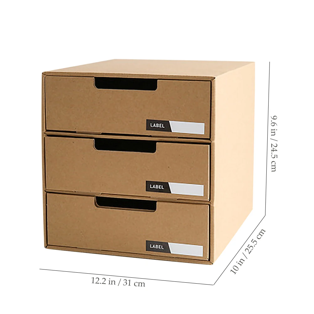 Drawer File Organizer Document Paper Storage Holder For Office Desktop Drawer Organizers Paper Organizer Box
