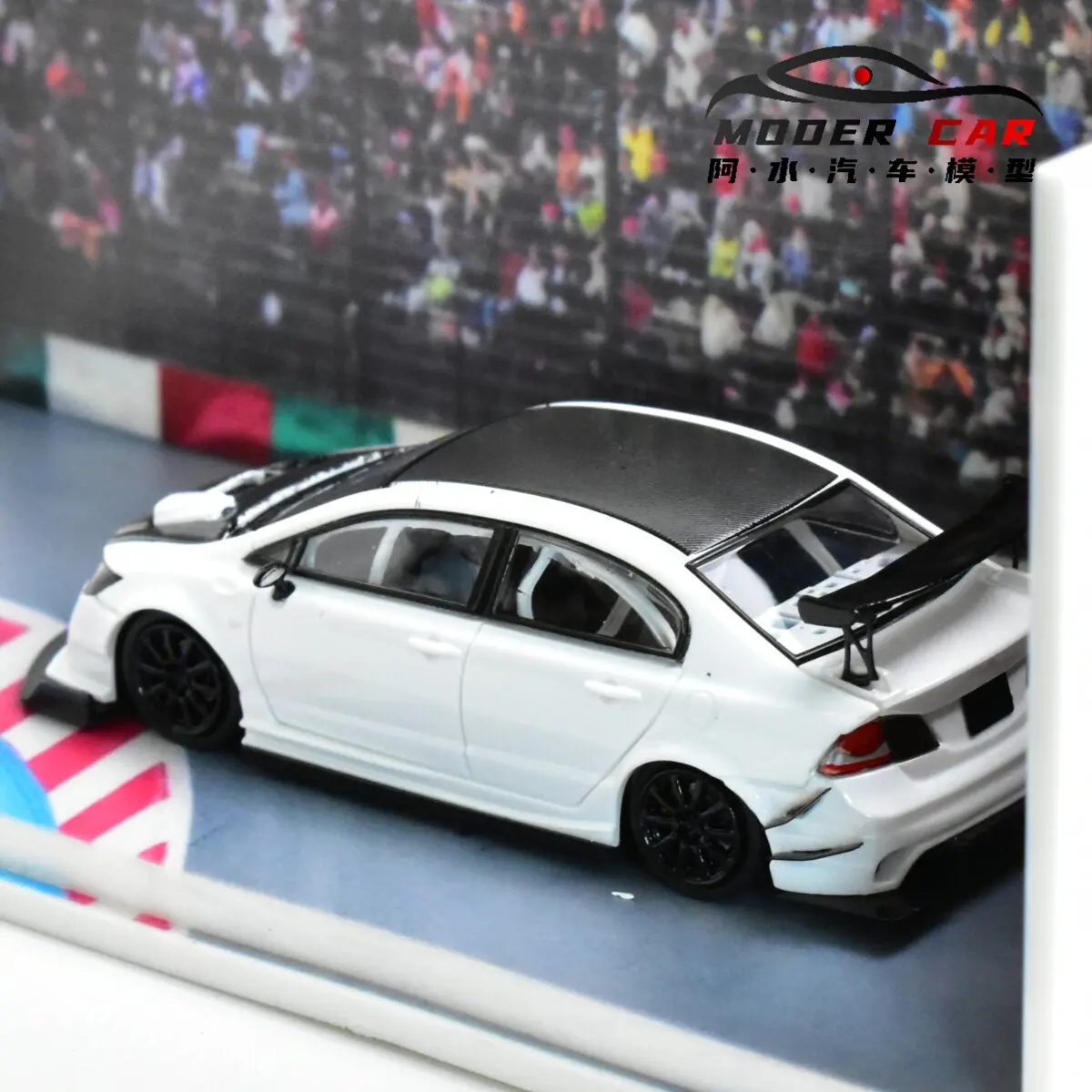

MJ 1:64 Adults Hobby civic FD2 Resin Diecast Model Car