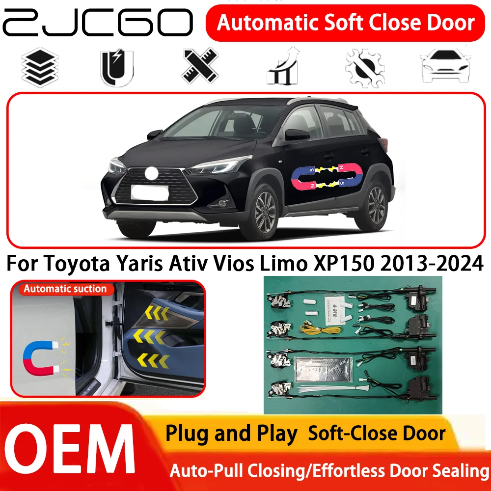 

for Toyota Yaris Ativ Vios Limo XP150 2013-2024 OEM Plug and Play Automatic Electric Soft Close Door Comfort Closing System