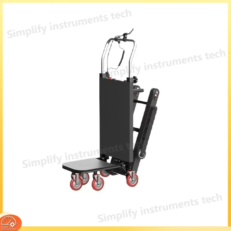 Portable Foldable Climbing Trolley 250kg 400kg Heavy Duty Battery Powered Four Wheel Stair Climber for Moving