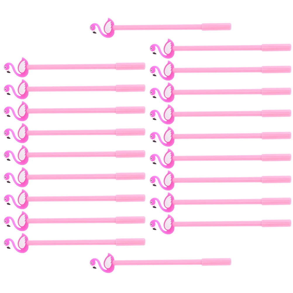

Flamingo Gel Pen Set 20Pcs 0.5mm Fine Tip Smooth Writing Gel Ink Pens Student Gift Stationery Supplies