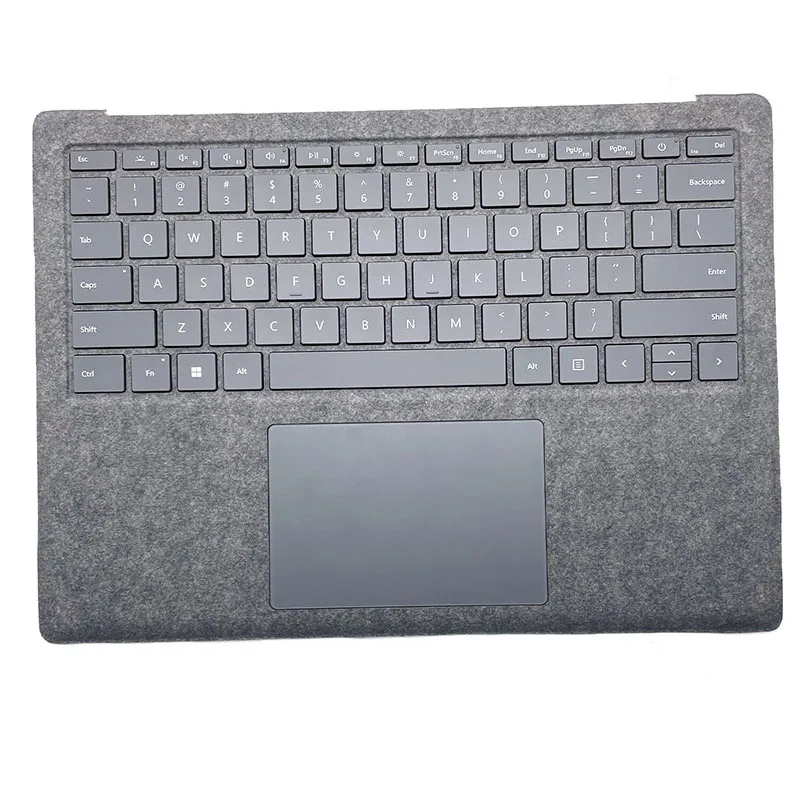 US Palmrest Backlit Keyboard Gray For Microsoft Surface 3 4 13.5
