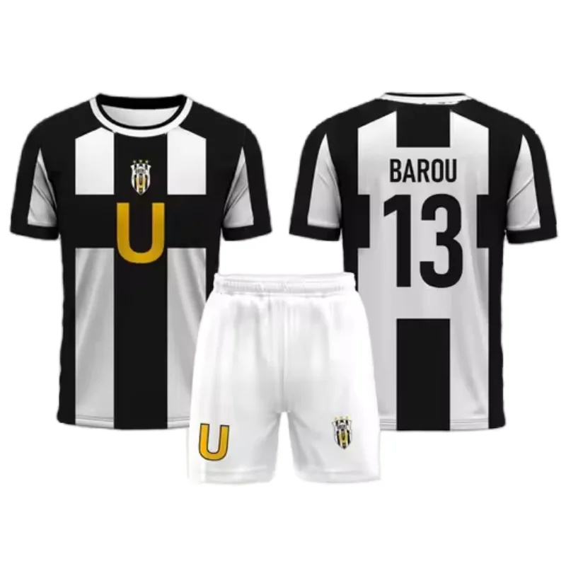 Blue Lock Anime Barou Shirt Set Cosplay Costumes UBERS Team Football Jersey #13 Barou Shouei U Golden Soccer Uniform 3D Printing