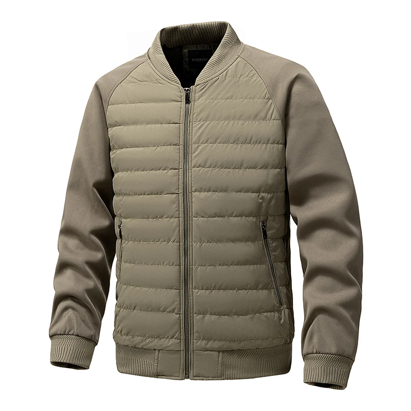 2026 Men'S Fashion Trend Comfortable Solid Color Jacket Men'S Spring And Autumn New Loose Casual Versatile High Quality Jacket